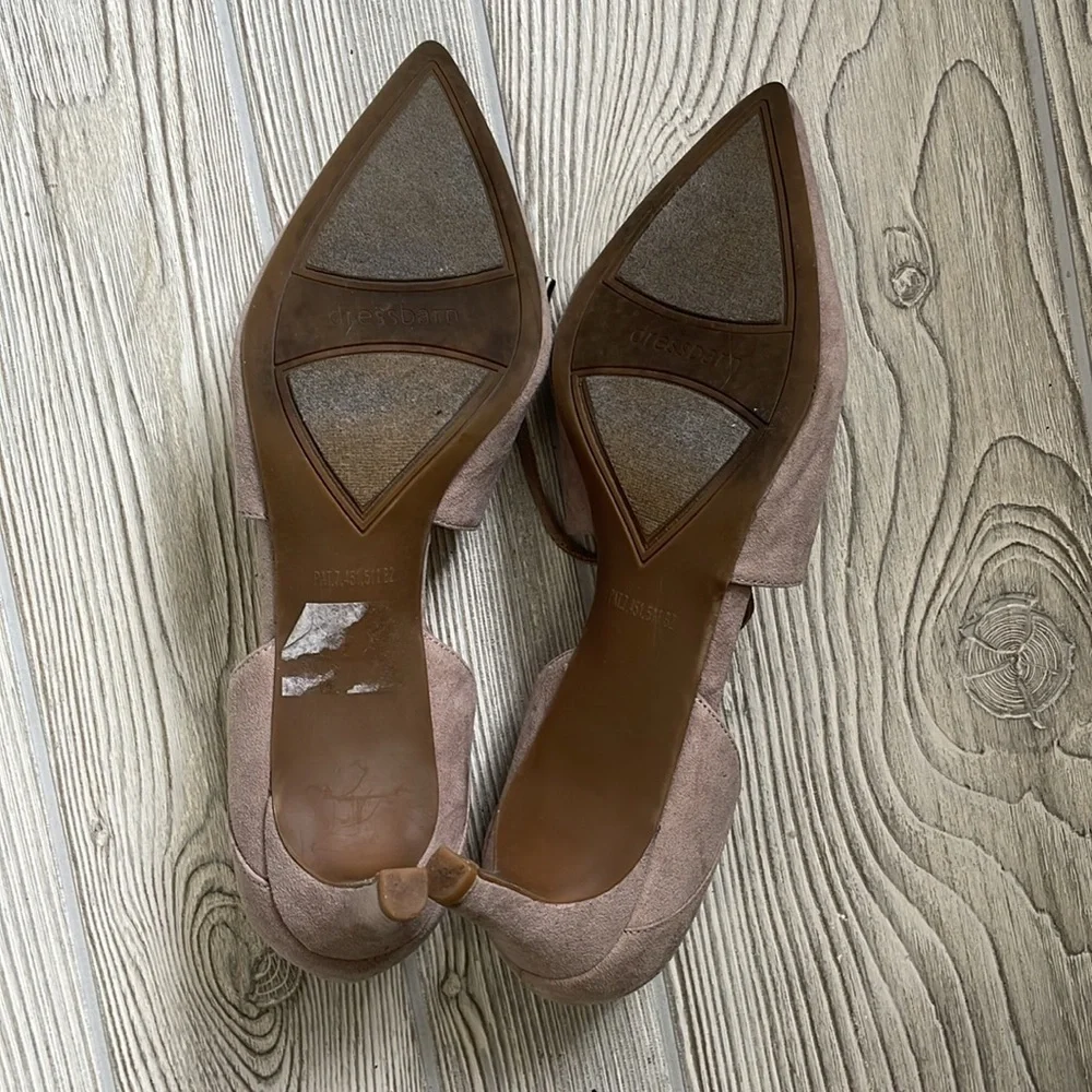 dressbarn tan suede